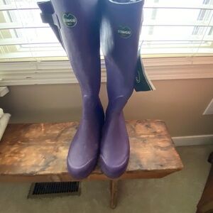 Le Chameau Vierzon Purple Boots Women's EU41/US9/UK7 NEW with tag